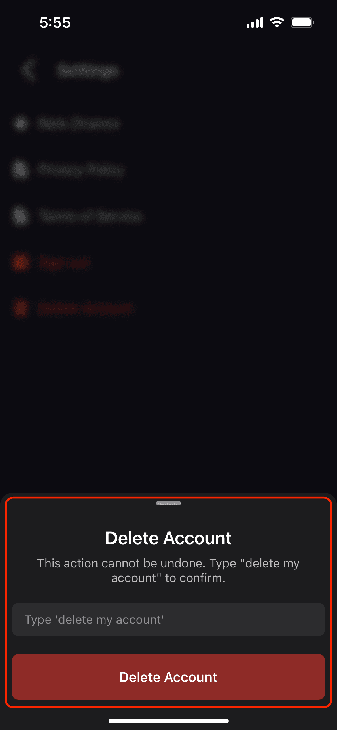 Step 3: Confirm Deletion